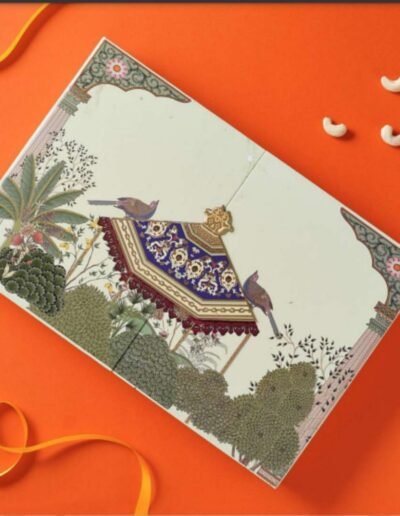dry fruits and assorted chocolate gifting packaging box